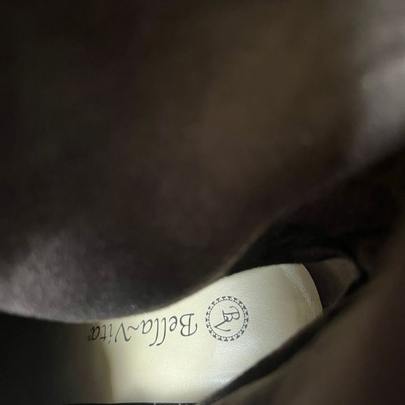 Bella Vita Heeled Boots Brown Size 6 Extra Wide - Picture 7 of 9